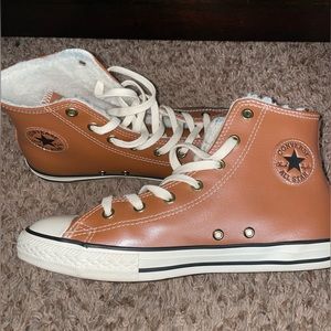 Converse Chuck Taylor All Star Brown Leather Shoes